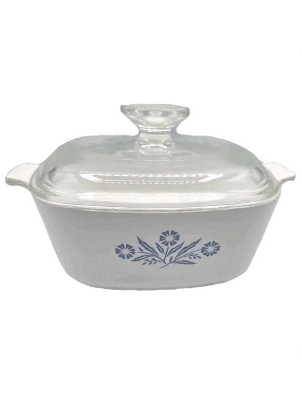 Vintage Corning Ware Blue Cornflower 1.5 Qt Casserole Dish w/ Lid Kitchen Dish